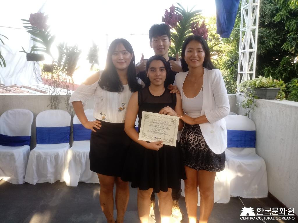 Ceremonia - Certificados de coreano