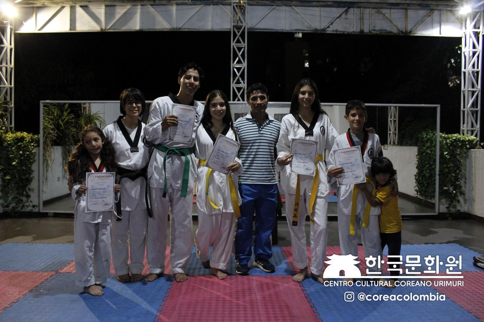 Ceremonia certificados de coreano
